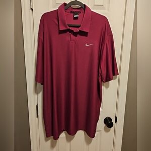 Nike Tiger Woods Collection Dri-Fit Maroon 2xl